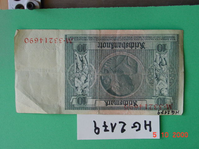 Banknote (10 Reichsmark)